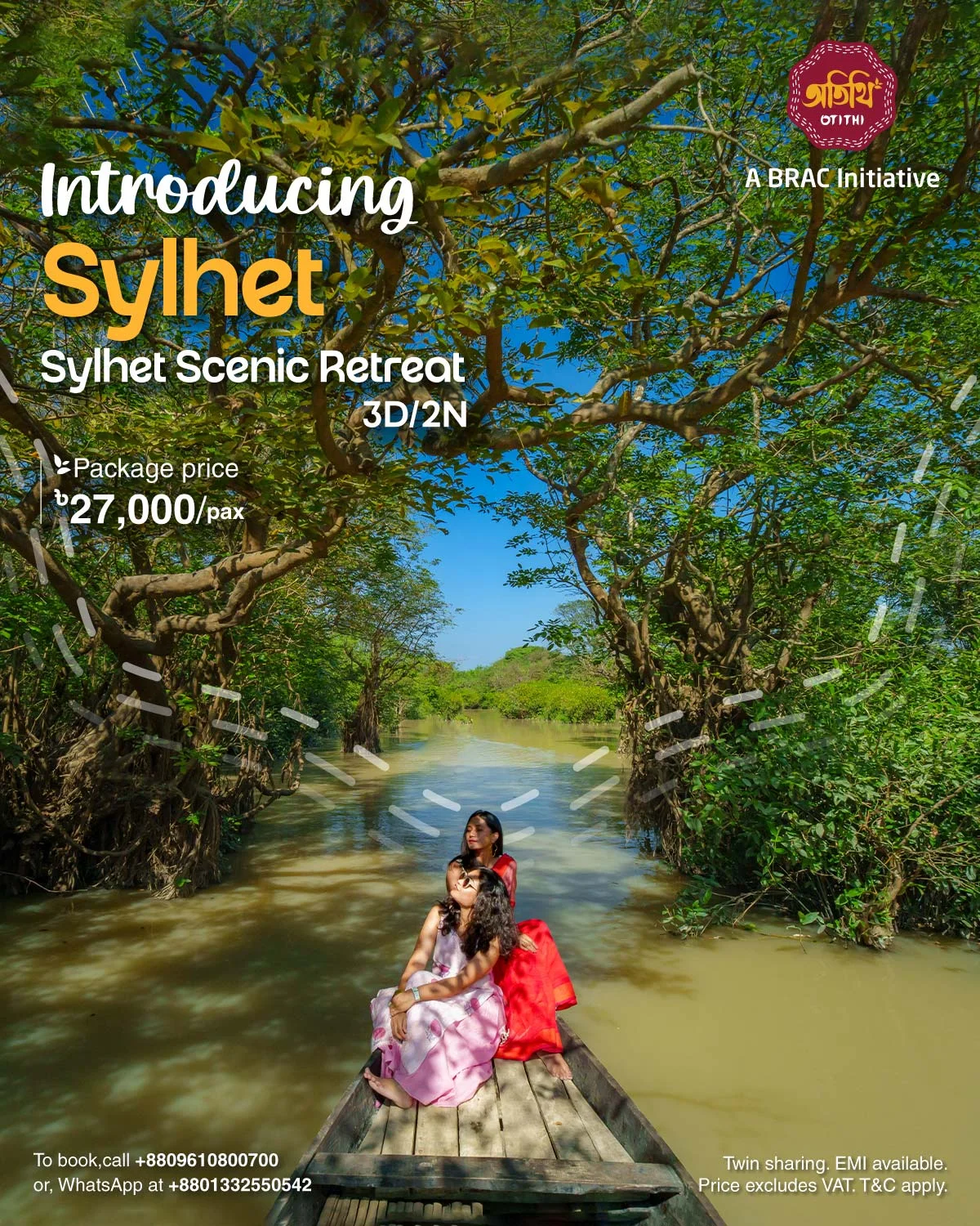 Sylhet Serenity, Swamp & Heritage Tour (3D/2N)
